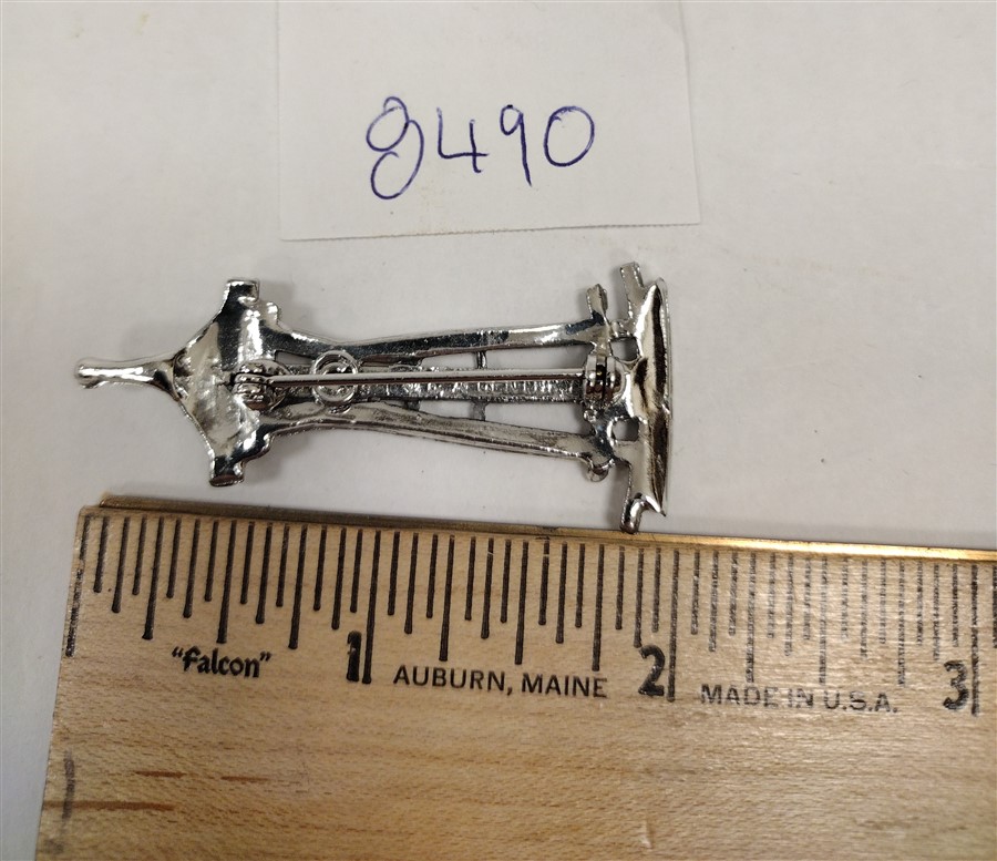 CHEAPLY MADE SEATTLE SPACE NEEDLE PIN, ca 1962 WORLD'S FAIR