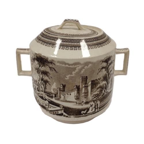 ANTIQUE ENGLISH SUGAR CANISTER EARLY 20TH CENTURY