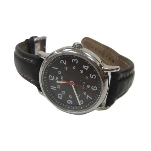 TIMEX INDIGLO WRIST WATCH WITH LEATHER BAND