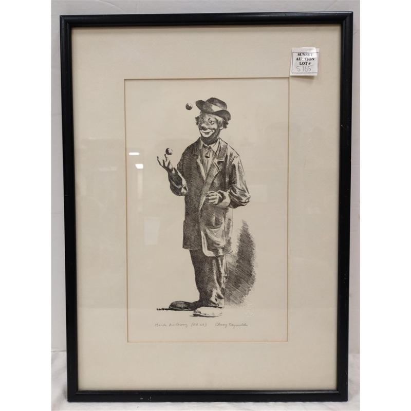 CHANG REYNOLDS LITHOGRAPH WITH EMBOSSED STAMP
