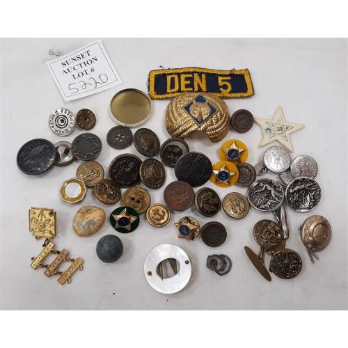 CUB SCOUT TIE CLIP,  PATCH,