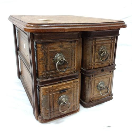 SET OF FOUR SEWING MACHINE DRAWERS