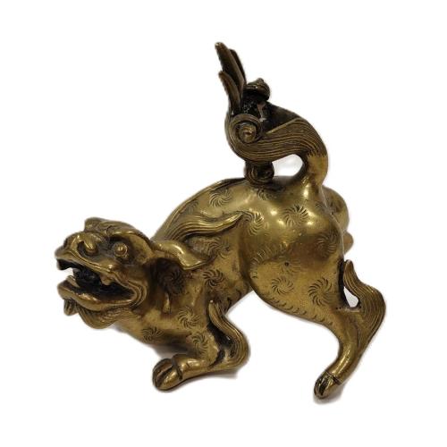 CHINESE BRASS FOO DOG