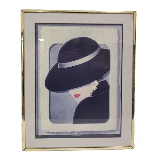 PHOTO-LITHOGRAPH PRINT OF WOMAN
