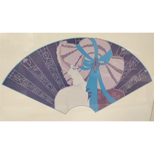 PHOTO-LITHO PRINT OF A FAN
