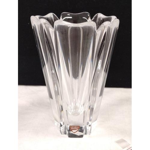 HEAVY ORREFORS VASE