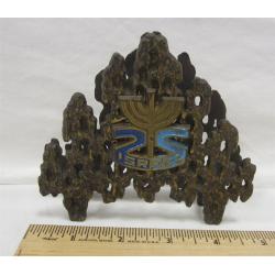 CAST METAL BRUTALISM ISRAEL NAPKIN HOLDER