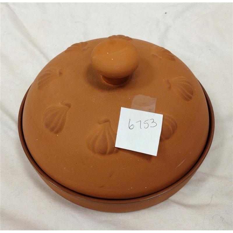 TERRA COTTA GARLIC ROASTER