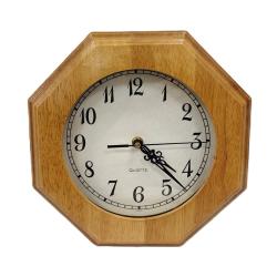 WOOD FRAMED QUARTZ WALL CLOCK