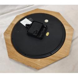 WOOD FRAMED QUARTZ WALL CLOCK