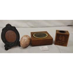 KENYA EGG, FRAME, COASTERS, PEN HOLDER