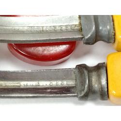 TWO TONE BAKELITE HANDLE FLATWARE