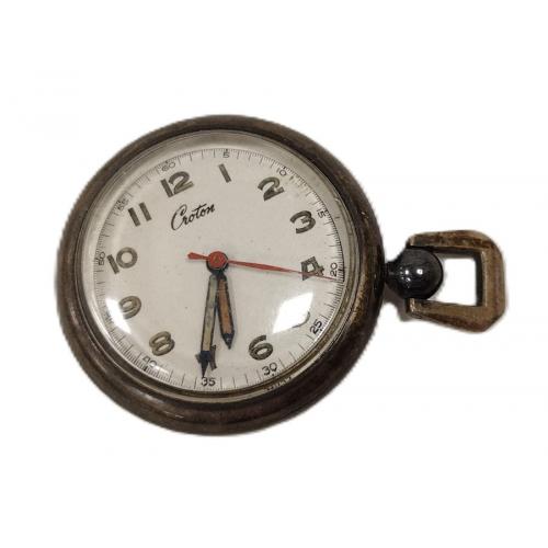 CROTON STERLING PENDANT WATCH.   AS IS