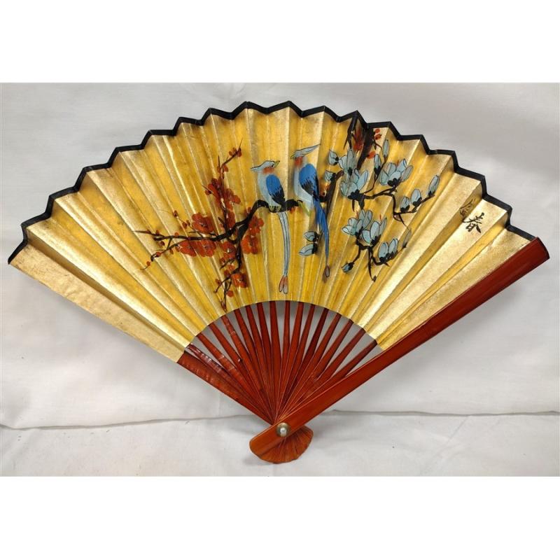 FOUR VINTAGE ASIAN FANS