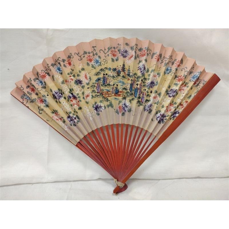 FOUR VINTAGE ASIAN FANS