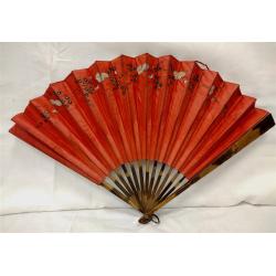 FOUR VINTAGE ASIAN FANS