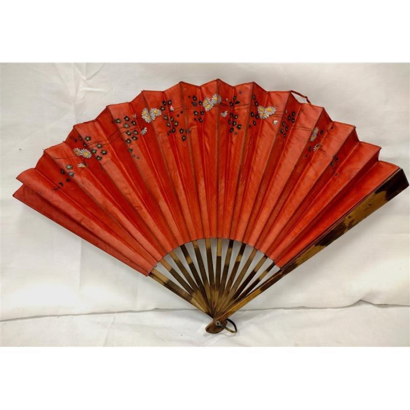 FOUR VINTAGE ASIAN FANS