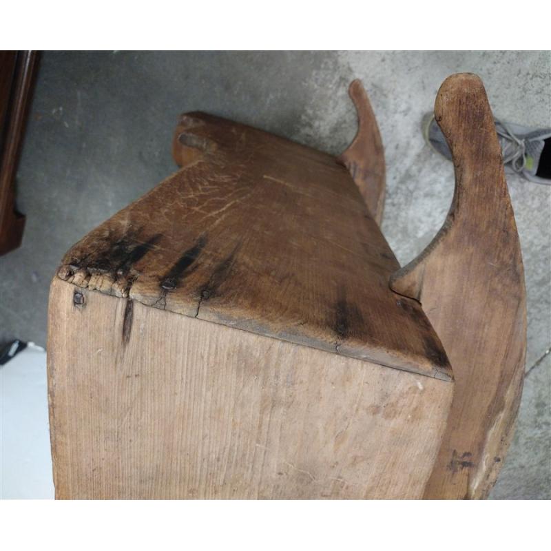 18th-19th CENTURY PRIMITIVE WOOD ROCKER CRADLE