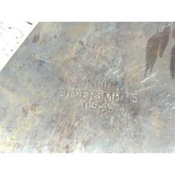 TWO SILVERPLATED BABY CUPS AND AS IS SPOON