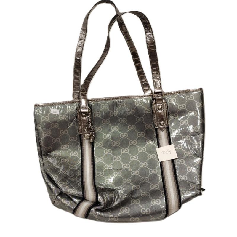 TOTE HANDBAG MARKED GUCCI .  AS IS