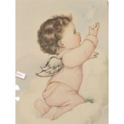 CHAROLETTE BYI 1950'S PRINT OF ANGEL TITLED "STARLING"