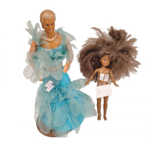 KEN DOLL AND 1991 MATTEL DOLL