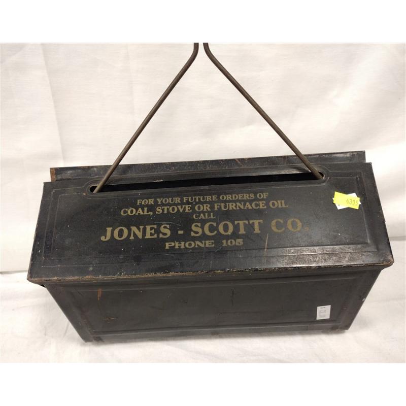 ANTIQUE ADVERTISING DUST PAN