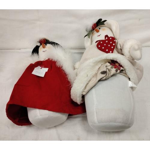 TWO MISS ELLE'S COLLECTION CHRISMAS SNOW LADIES
