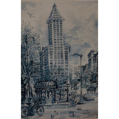SARAH CLEMENSTON YAEGER SEATTLE PRINT