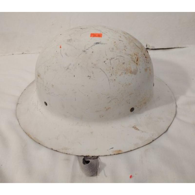 WHITE METAL HELMET