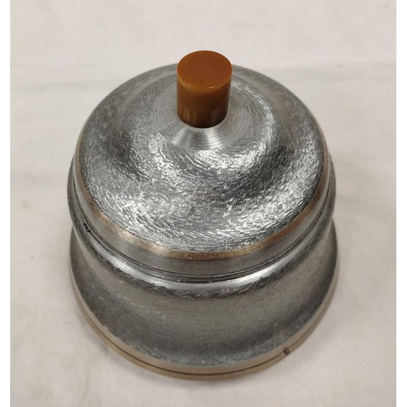 SMALL MUSICAL POWDER BOX WITH BAKELITE KNOB