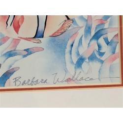 BARBARA WALLACE PHOTO LITHO PRINT OF FISH