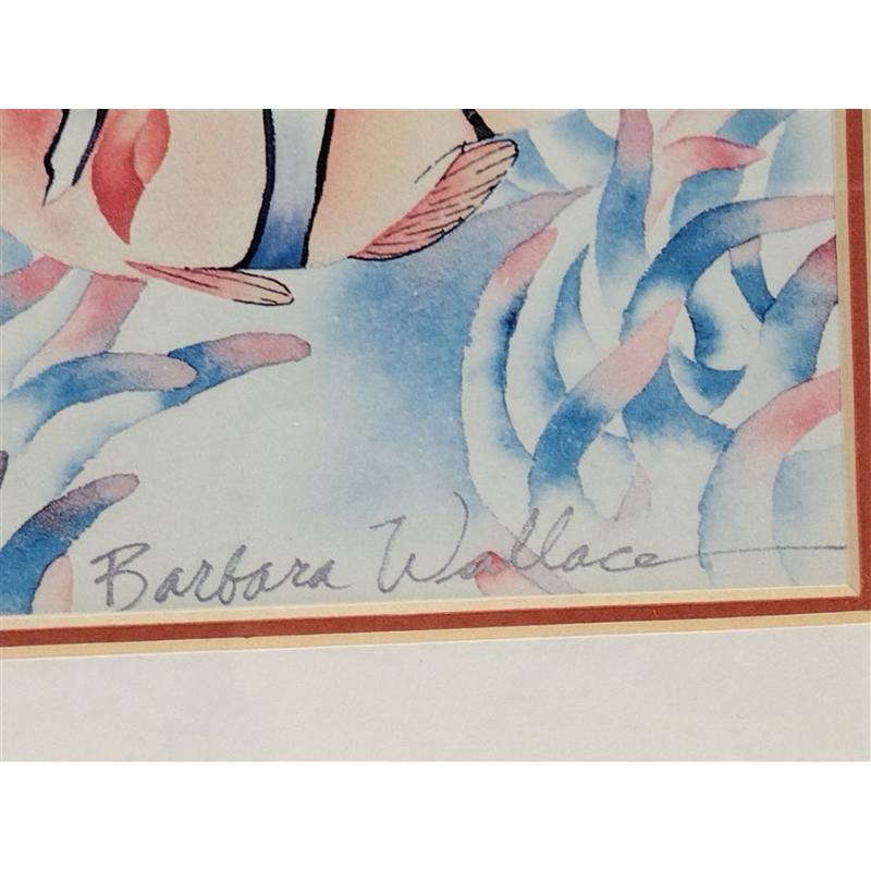 BARBARA WALLACE PHOTO LITHO PRINT OF FISH