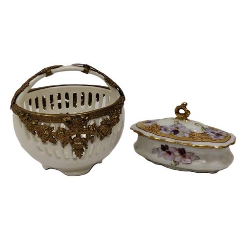 FRENCH TRINKET BOX, MAX ROESLER BASKET