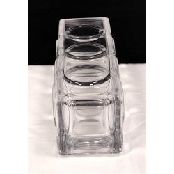 KOSTA BODA BENST EDENFALK TALL ART GLASS VASE. UNSIGNED