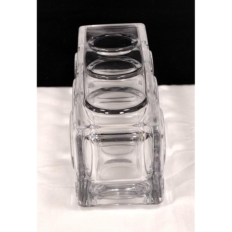 KOSTA BODA BENST EDENFALK TALL ART GLASS VASE. UNSIGNED