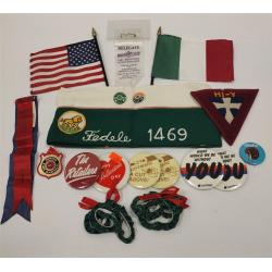 YMCA PATCH, PIN BACK BUTTONS AND MORE