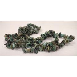 NATURAL AFRICAN TURQUIOSE NECKLACE - ACTUALLY JASPER