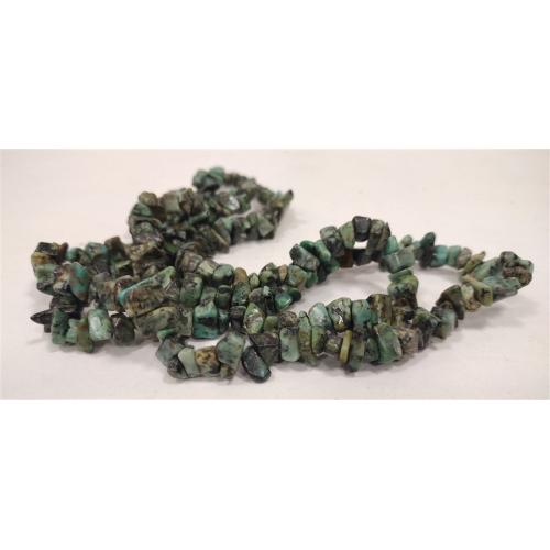 NATURAL AFRICAN TURQUIOSE NECKLACE - ACTUALLY JASPER