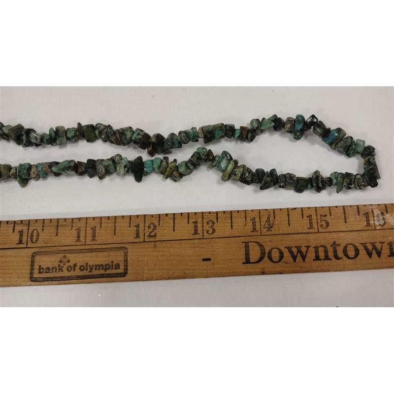 NATURAL AFRICAN TURQUIOSE NECKLACE - ACTUALLY JASPER