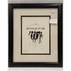 KOFI BROWNING PIER 1 IMPORTS PRINT SIGNED & NUMBERED