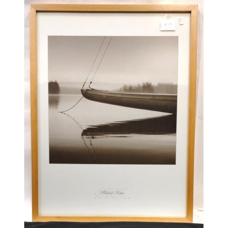 PHOTOLITHO BY MICHAEL KAHN TITLED "BOW OF THE EDAM"