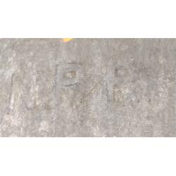 GALVANIZED BUCKET STAMPED N.P.R.
