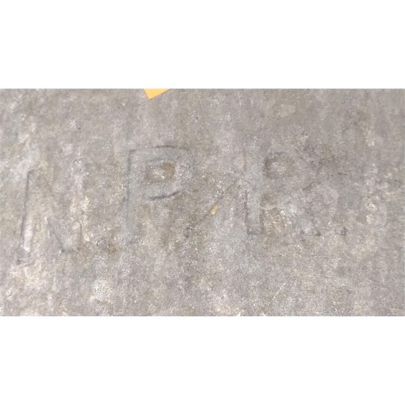 GALVANIZED BUCKET STAMPED N.P.R.