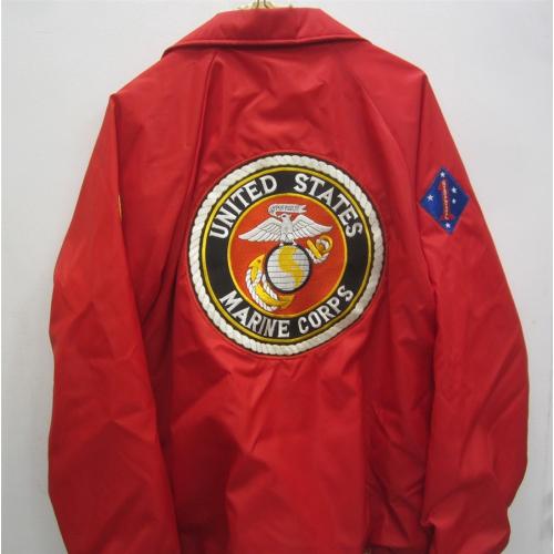 JACKET WITH NORTH KOREA MARINE CORPS PATCHES