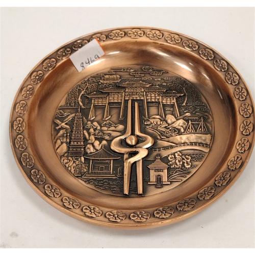 CHINESE BRONZE DISH FENGXING MOTO SPORTS DISH