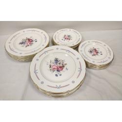 COALPORT SPRING SONG DINNER AND SALAD PLATES