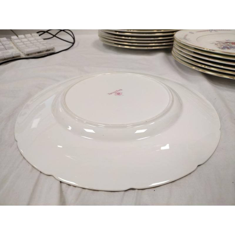 COALPORT SPRING SONG DINNER AND SALAD PLATES