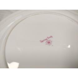 COALPORT SPRING SONG DINNER AND SALAD PLATES