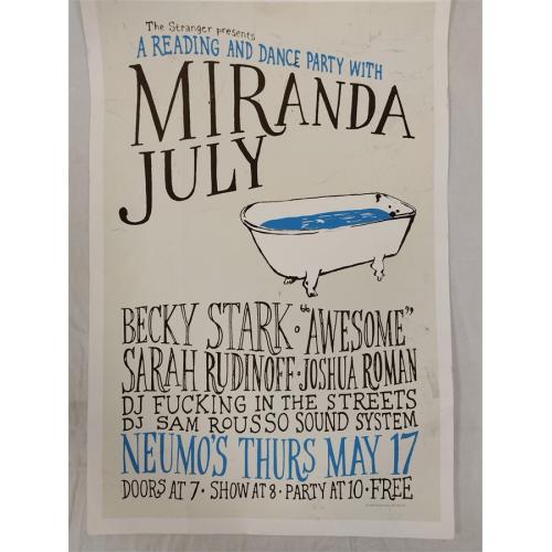 NEUMO'S AD FOR A READING AND DANCE PARTY